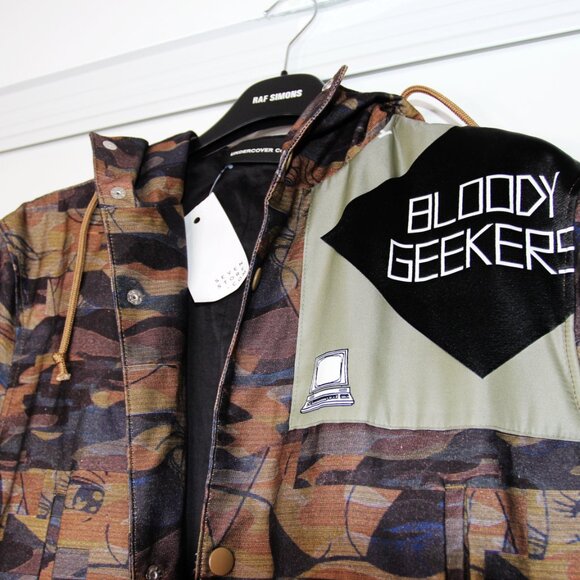 BNWT SS19 UNDERCOVER "BLOODY GEEKERS" CAMO COAT 2 - Picture 4 of 13
